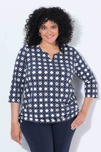 Moda za polnejše Majica 3/4 rukava plus velikost, xxl, Ulla Popken in Johann Popken (JP1880)