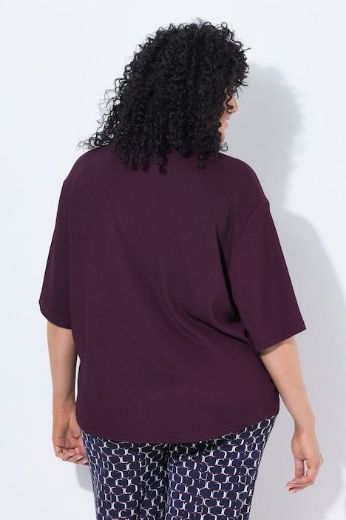 Moda za polnejše Bluza polu rukava na kopčanje plus velikost, xxl, Ulla Popken in Johann Popken (JP1880)