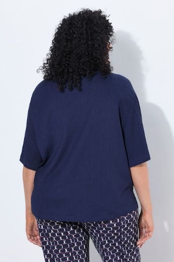 Moda za polnejše Bluza polu rukava na kopčanje plus velikost, xxl, Ulla Popken in Johann Popken (JP1880)