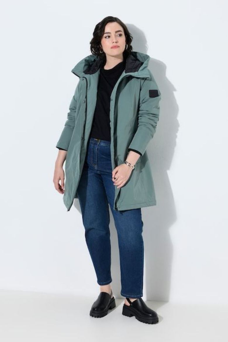 Moda za polnejše Jakna funkcionalna s kapuljačom plus velikost, xxl, Ulla Popken in Johann Popken (JP1880)