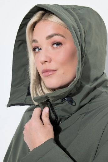Moda za polnejše Jakna funkcionalna s kapuljačom plus velikost, xxl, Ulla Popken in Johann Popken (JP1880)