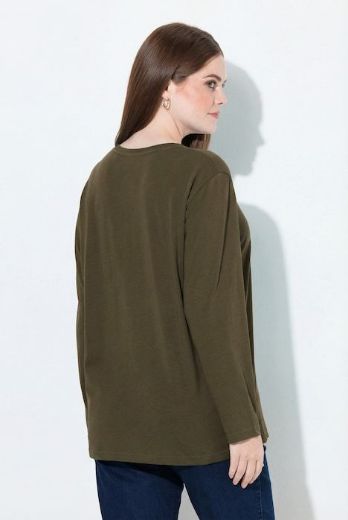 Moda za polnejše Majica dugih rukava plus velikost, xxl, Ulla Popken in Johann Popken (JP1880)