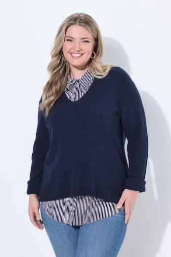 Moda za polnejše Produžetak za bluzu za slojevito oblaćenje plus velikost, xxl, Ulla Popken in Johann Popken (JP1880)