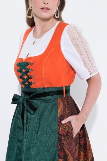 Moda za polnejše Haljina dirndl plus velikost, xxl, Ulla Popken in Johann Popken (JP1880)