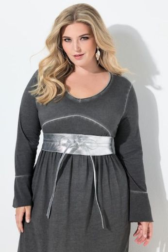 Moda za polnejše Pojas za vezanje metalik izgled plus velikost, xxl, Ulla Popken in Johann Popken (JP1880)