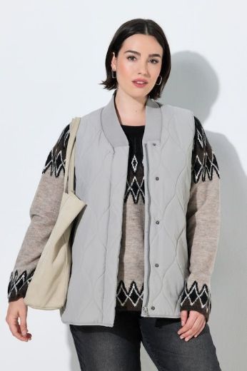 Moda za polnejše Prsluk prošiven vodoodbojan plus velikost, xxl, Ulla Popken in Johann Popken (JP1880)