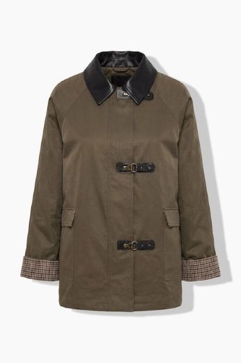 Moda za polnejše Jakna vodoodbojna A kroja s kragnom plus velikost, xxl, Ulla Popken in Johann Popken (JP1880)