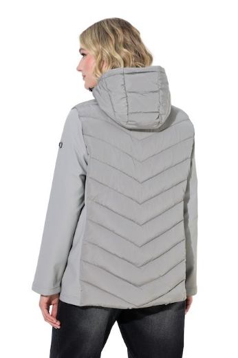 Moda za polnejše Jakna prošivena s kapuljačom i softshell rukavima plus velikost, xxl, Ulla Popken in Johann Popken (JP1880)