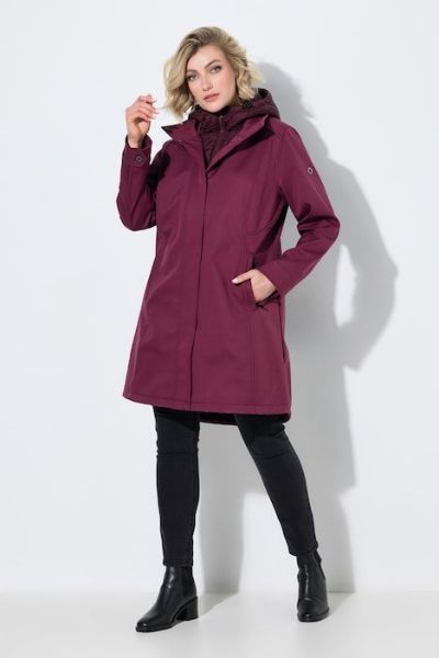 Slika Jakna softshell vodoodbojna s kapuljačom