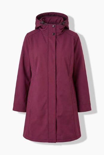 Moda za polnejše Jakna softshell vodoodbojna s kapuljačom plus velikost, xxl, Ulla Popken in Johann Popken (JP1880)