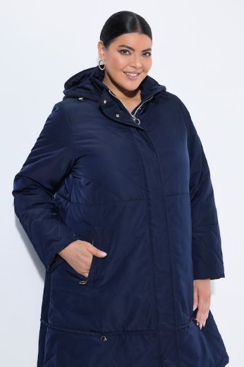 Moda za polnejše Kaput prošiven vodoodbojan s odvojivom kapuljačom plus velikost, xxl, Ulla Popken in Johann Popken (JP1880)