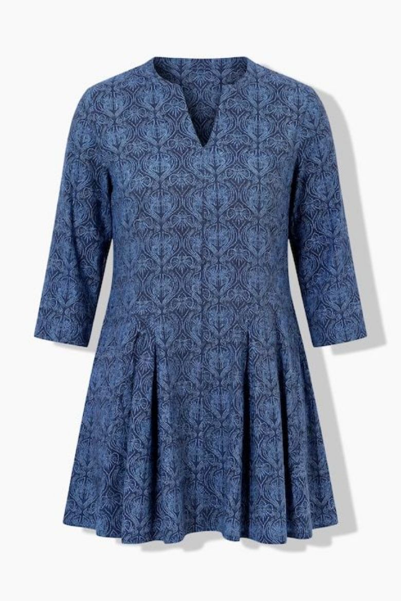 Moda za polnejše Tunika 3/4 rukava šireg kroja s prorezom plus velikost, xxl, Ulla Popken in Johann Popken (JP1880)