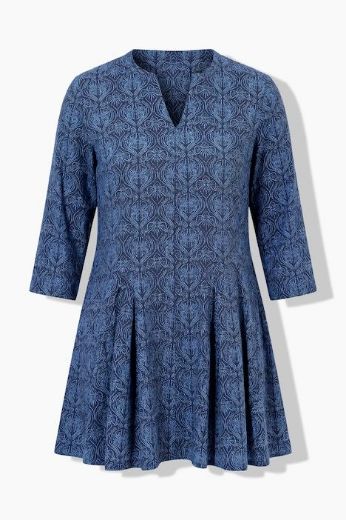 Moda za polnejše Tunika 3/4 rukava šireg kroja s prorezom plus velikost, xxl, Ulla Popken in Johann Popken (JP1880)
