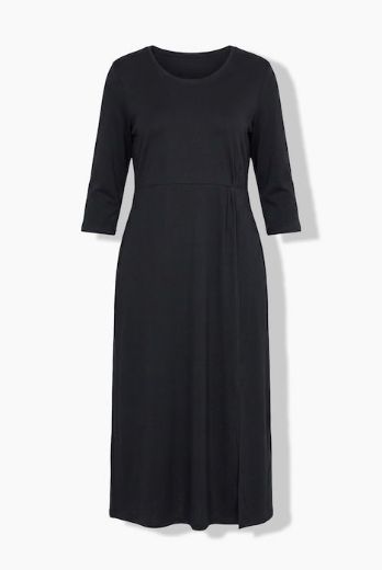 Moda za polnejše Haljina maxi 3/4 rukava A kroja okruglog izreza plus velikost, xxl, Ulla Popken in Johann Popken (JP1880)