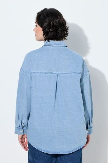 Moda za polnejše Jakna traper dugih rukava  s ukrasima plus velikost, xxl, Ulla Popken in Johann Popken (JP1880)