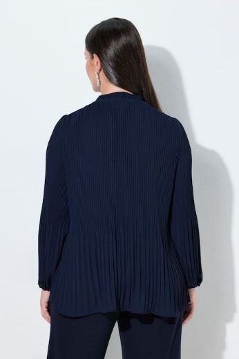 Moda za polnejše Bluza dugih rukava plisirana A kroja plus velikost, xxl, Ulla Popken in Johann Popken (JP1880)