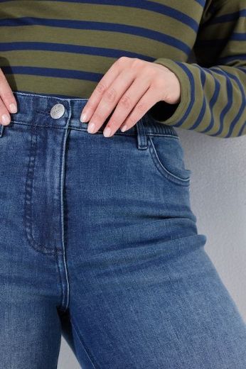 Moda za polnejše Traperice širokih ravnih nogavica rastezljive plus velikost, xxl, Ulla Popken in Johann Popken (JP1880)