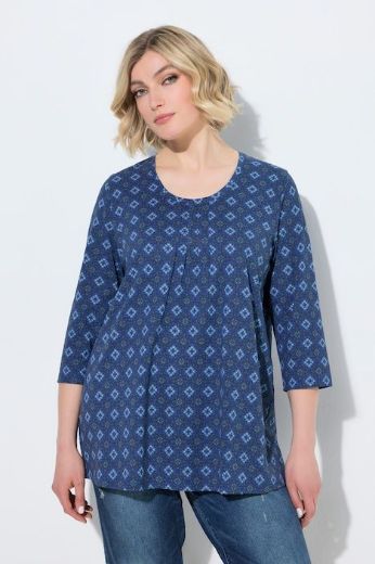 Moda za polnejše Majica 3/4 rukava A kroja okruglog izreza plus velikost, xxl, Ulla Popken in Johann Popken (JP1880)