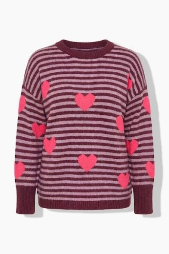 Moda za polnejše Pulover dugih rukava okruglog izreza plus velikost, xxl, Ulla Popken in Johann Popken (JP1880)