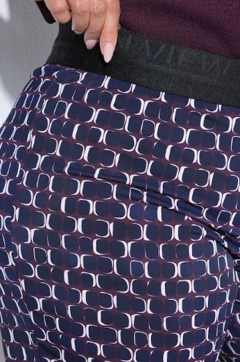 Moda za polnejše Hlače elastičnog struka s uzorkom plus velikost, xxl, Ulla Popken in Johann Popken (JP1880)