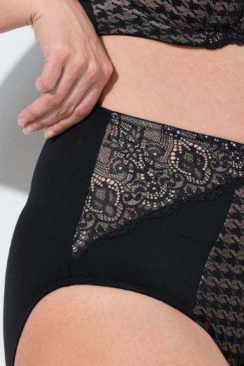 Moda za polnejše Gaćice visokog struka s čipkastim detaljima plus velikost, xxl, Ulla Popken in Johann Popken (JP1880)