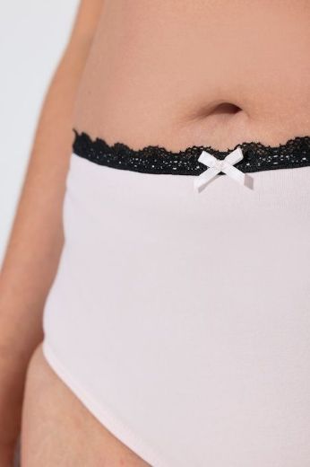 Moda za polnejše Gaćice midi 5 u paketu s čipkastim rubovima plus velikost, xxl, Ulla Popken in Johann Popken (JP1880)