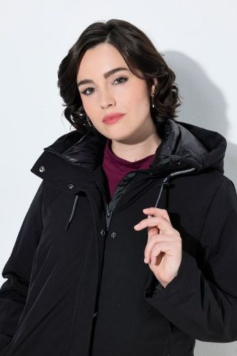Moda za polnejše Jakna vodoodbojna A kroja s kapuljačom plus velikost, xxl, Ulla Popken in Johann Popken (JP1880)
