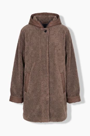 Moda za polnejše Jakna od flisa A kroja s kapuljačom plus velikost, xxl, Ulla Popken in Johann Popken (JP1880)