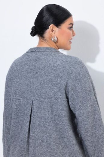 Moda za polnejše Kardigan dugih rukava otvorenog kroja s kragnom plus velikost, xxl, Ulla Popken in Johann Popken (JP1880)