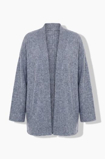 Moda za polnejše Kardigan dugih rukava otvorenog kroja s kragnom plus velikost, xxl, Ulla Popken in Johann Popken (JP1880)
