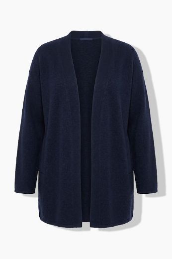 Moda za polnejše Kardigan dugih rukava otvorenog kroja s kragnom plus velikost, xxl, Ulla Popken in Johann Popken (JP1880)