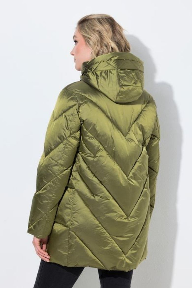 Moda za polnejše Jakna prošivena A kroja s kapuljačom plus velikost, xxl, Ulla Popken in Johann Popken (JP1880)