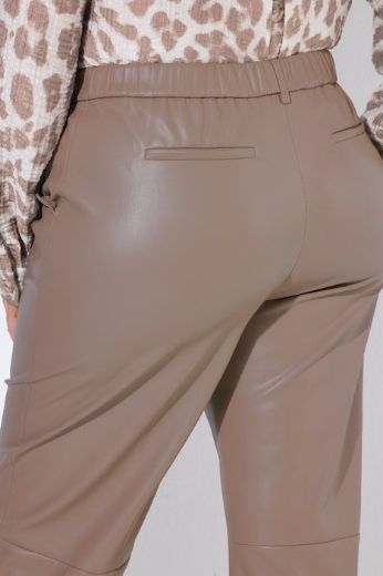 Moda za polnejše Hlače ravnih nogavica  imitacije kože plus velikost, xxl, Ulla Popken in Johann Popken (JP1880)