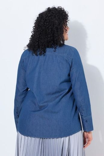 Moda za polnejše Bluza dugih rukava s kragnom plus velikost, xxl, Ulla Popken in Johann Popken (JP1880)