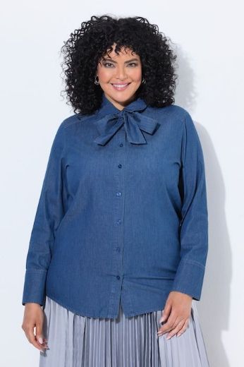 Moda za polnejše Bluza dugih rukava s kragnom plus velikost, xxl, Ulla Popken in Johann Popken (JP1880)