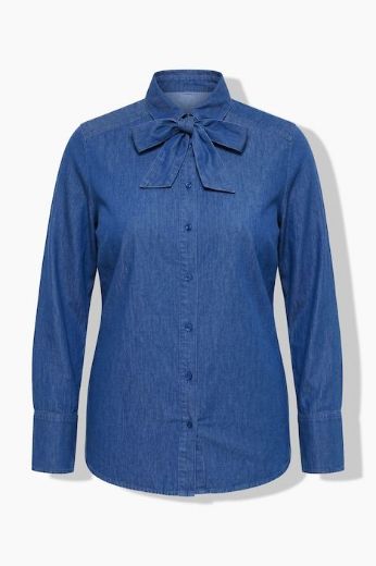 Moda za polnejše Bluza dugih rukava s kragnom plus velikost, xxl, Ulla Popken in Johann Popken (JP1880)