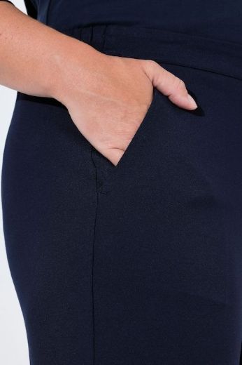 Moda za polnejše Hlače širokih nogavica ravnog kroja od rastezljive viskoze plus velikost, xxl, Ulla Popken in Johann Popken (JP1880)