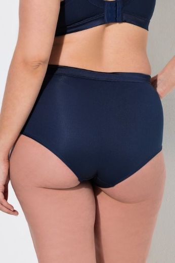 Moda za polnejše Gaćice hipster s ukrasnim satenskim prugama plus velikost, xxl, Ulla Popken in Johann Popken (JP1880)