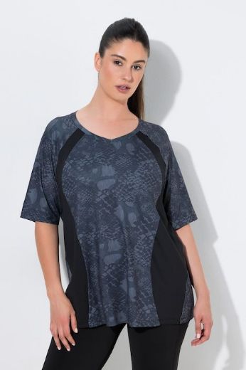 Moda za polnejše Majica kratkih rukava plus velikost, xxl, Ulla Popken in Johann Popken (JP1880)