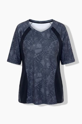Moda za polnejše Majica kratkih rukava plus velikost, xxl, Ulla Popken in Johann Popken (JP1880)