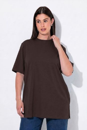 Moda za polnejše Majica kratkih rukava s povišenim ovratnikom plus velikost, xxl, Ulla Popken in Johann Popken (JP1880)