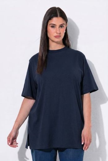 Moda za polnejše Majica kratkih rukava s povišenim ovratnikom plus velikost, xxl, Ulla Popken in Johann Popken (JP1880)