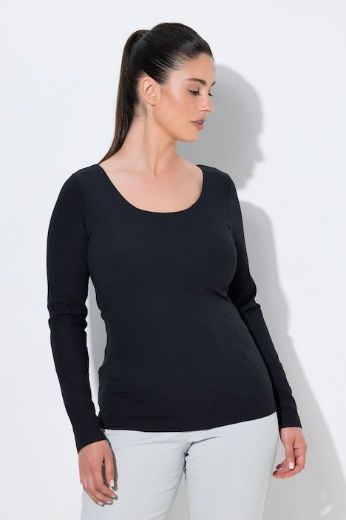 Moda za polnejše Majica s ugrađenim grudnjakom plus velikost, xxl, Ulla Popken in Johann Popken (JP1880)