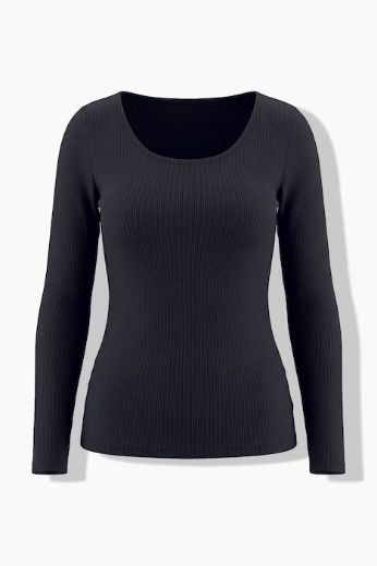 Moda za polnejše Majica s ugrađenim grudnjakom plus velikost, xxl, Ulla Popken in Johann Popken (JP1880)
