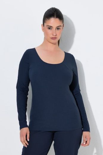 Moda za polnejše Majica s ugrađenim grudnjakom plus velikost, xxl, Ulla Popken in Johann Popken (JP1880)