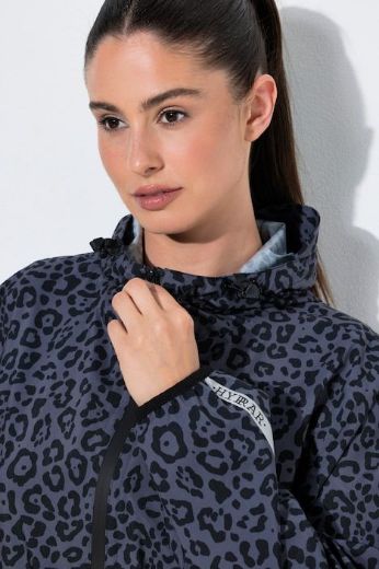 Moda za polnejše Jakna vodootporna sa leopard uzorkom i kapuljačom plus velikost, xxl, Ulla Popken in Johann Popken (JP1880)