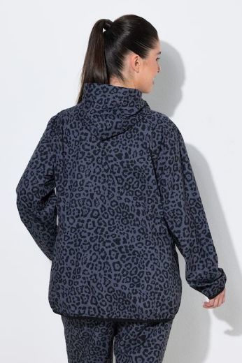 Moda za polnejše Jakna vodootporna sa leopard uzorkom i kapuljačom plus velikost, xxl, Ulla Popken in Johann Popken (JP1880)