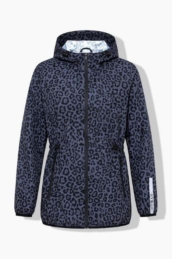 Moda za polnejše Jakna vodootporna sa leopard uzorkom i kapuljačom plus velikost, xxl, Ulla Popken in Johann Popken (JP1880)