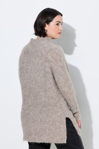 Moda za polnejše Pulover dugih rukava s povišenim ovratnikom plus velikost, xxl, Ulla Popken in Johann Popken (JP1880)