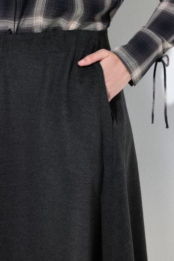 Moda za polnejše Suknja midi A kroja elastičnog struka plus velikost, xxl, Ulla Popken in Johann Popken (JP1880)